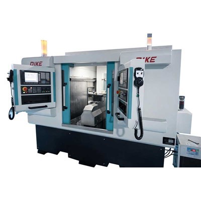 CNC snúningsvél með tvöföldum snældu